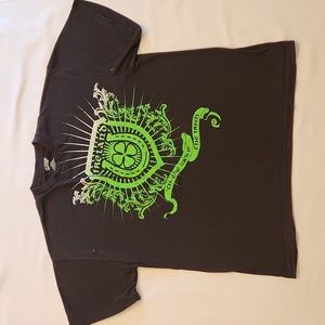 XL black Luck of the Irish t-shirt